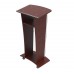 FixtureDisplays® Wood Podium with Frost Acrylic Front Panel, 46.5